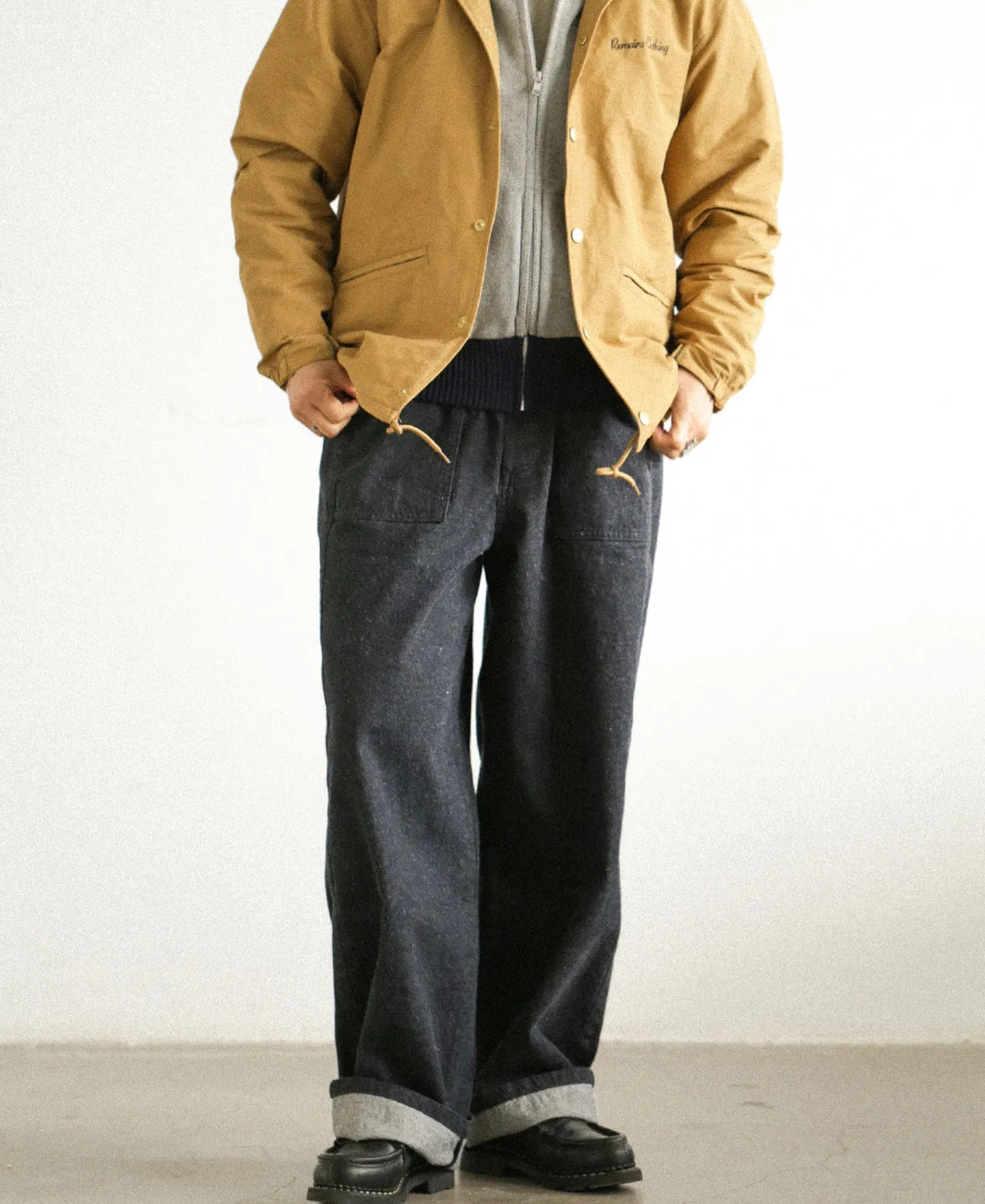 12oz US Army MOD Wide-Leg Denim Trousers