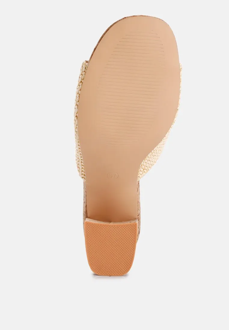 Addie Raffia Slip-On Sandals  Your Breezy, Boho-Chic Essential