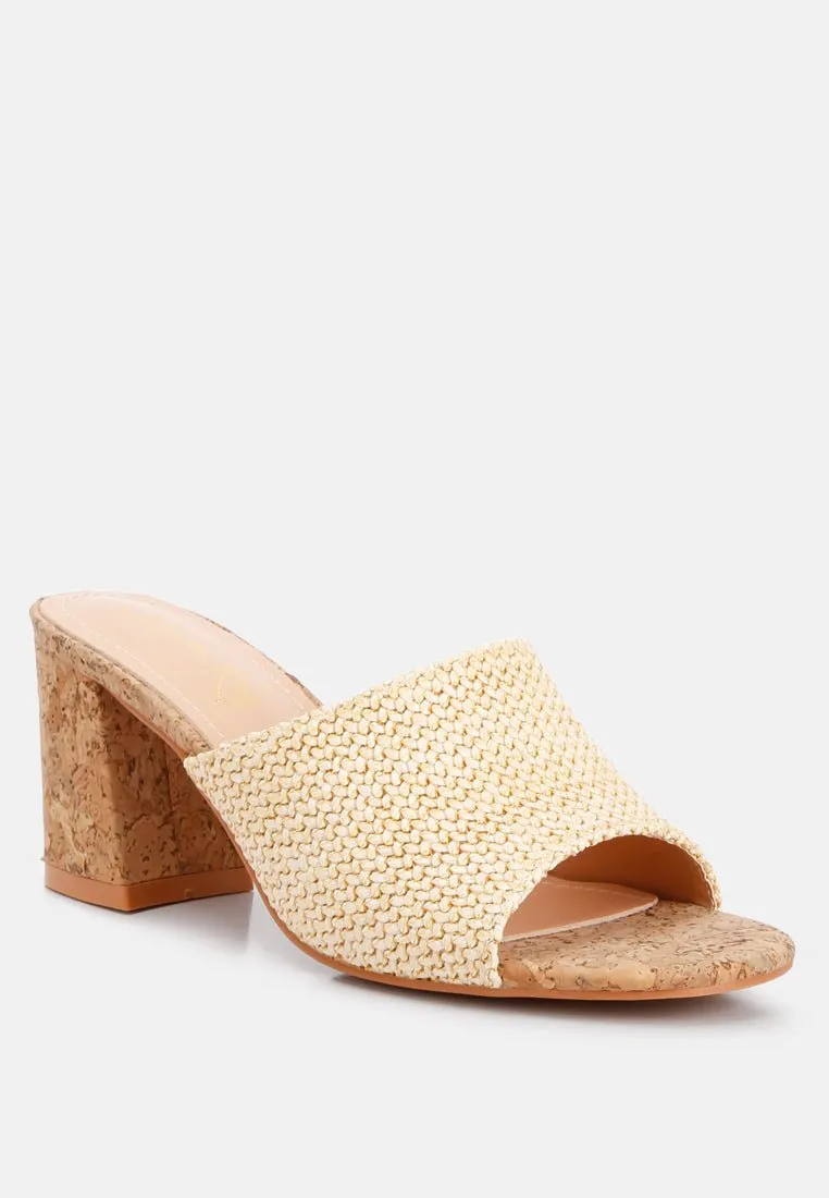 Addie Raffia Slip-On Sandals  Your Breezy, Boho-Chic Essential