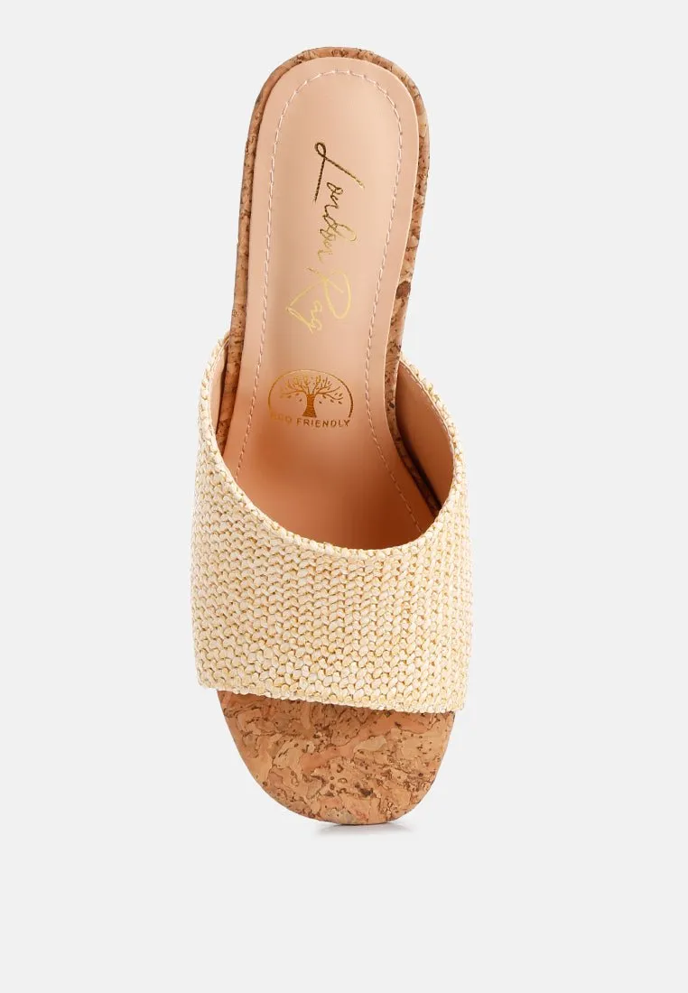 Addie Raffia Slip-On Sandals  Your Breezy, Boho-Chic Essential