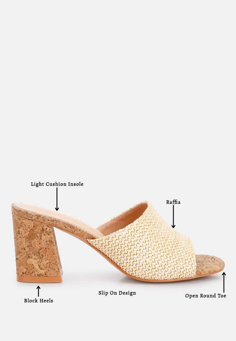 Addie Raffia Slip-On Sandals  Your Breezy, Boho-Chic Essential