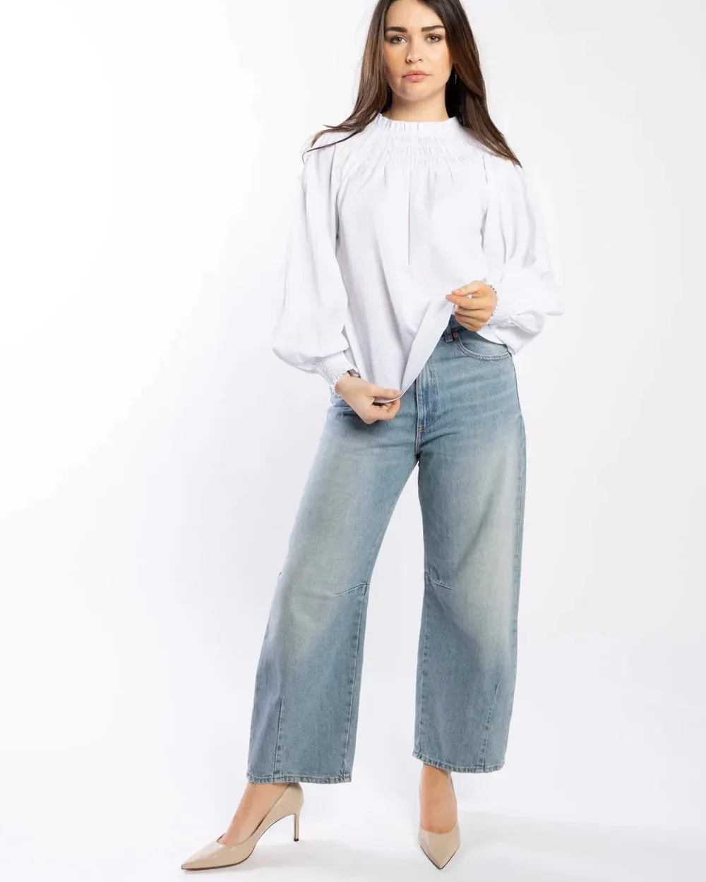 Balloon Jean - Vintage Blue