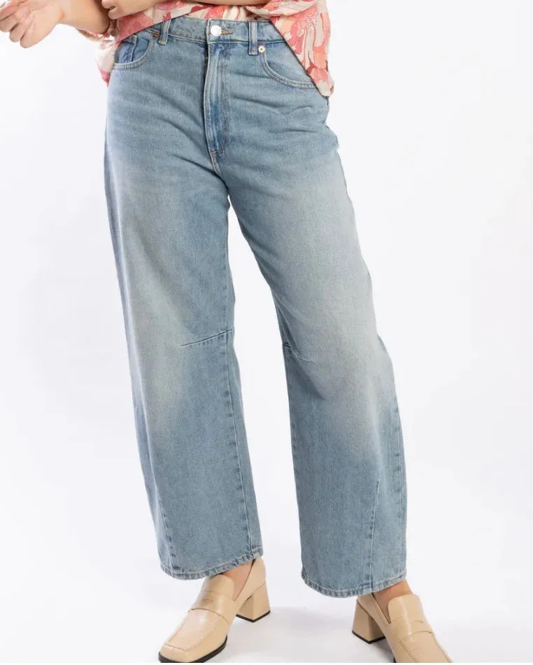 Balloon Jean - Vintage Blue