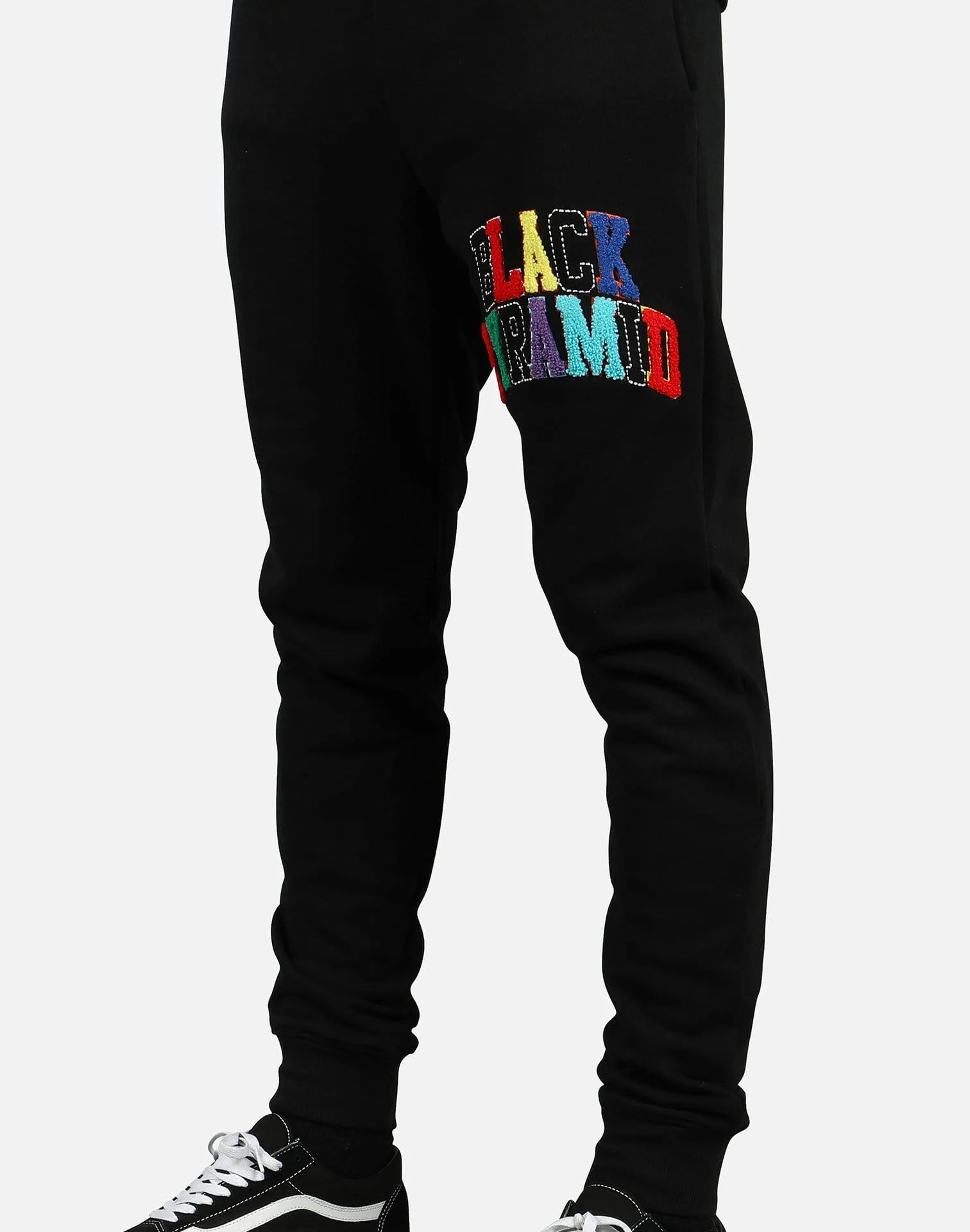 Black Pyramid VARSITY LETTER JOGGER PANTS