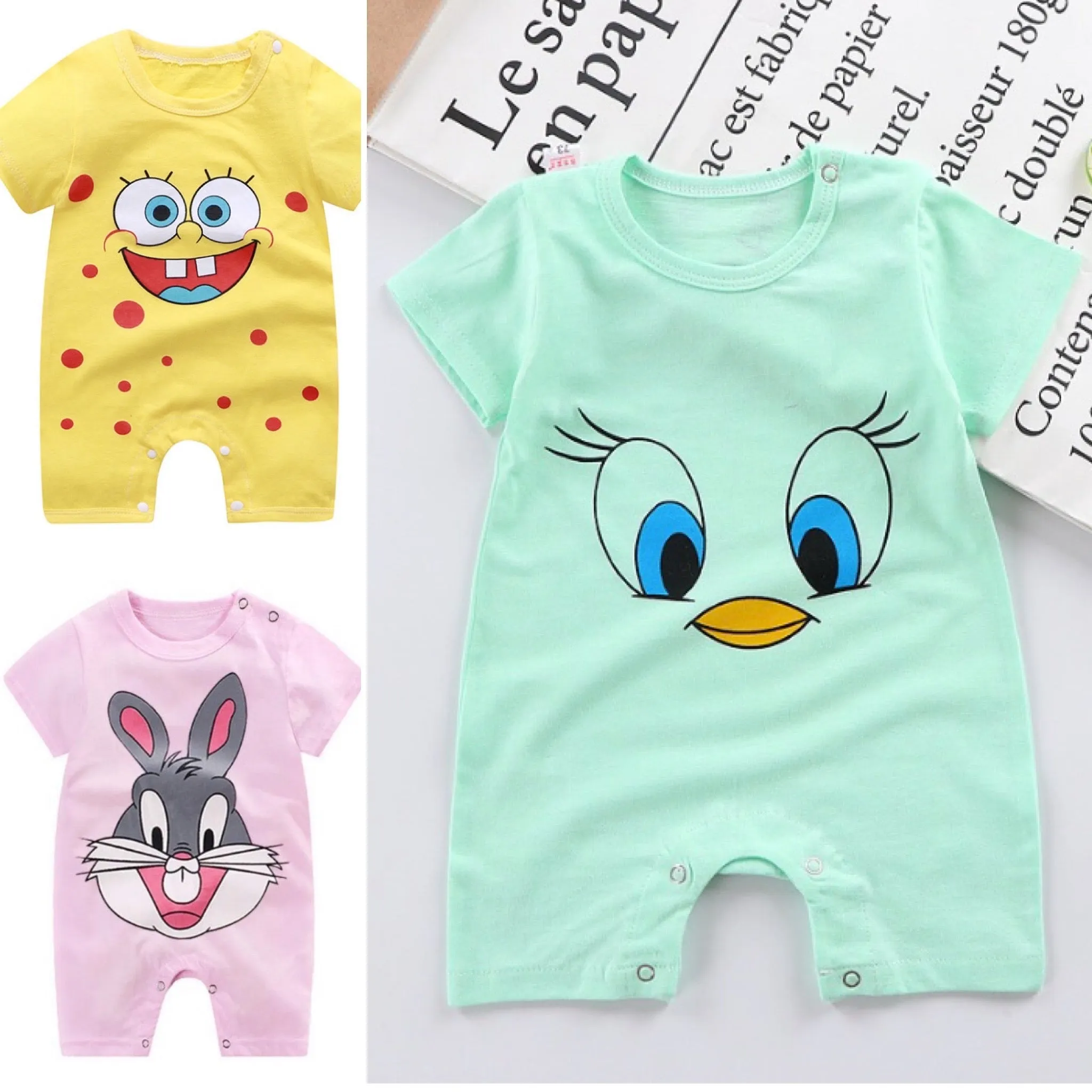 Boys And Girls Character Rompers