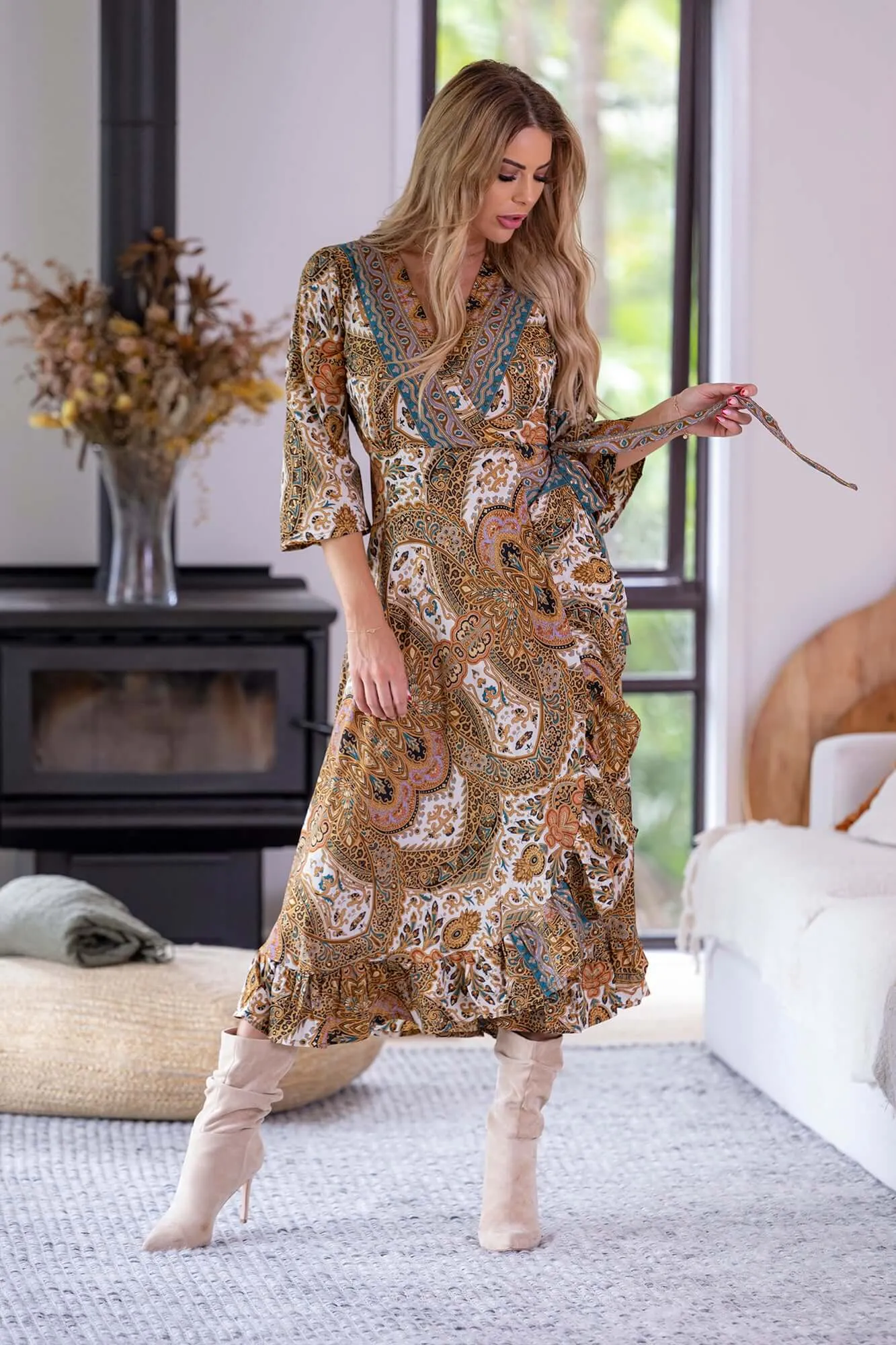 Cienna Donella Wrap Dress