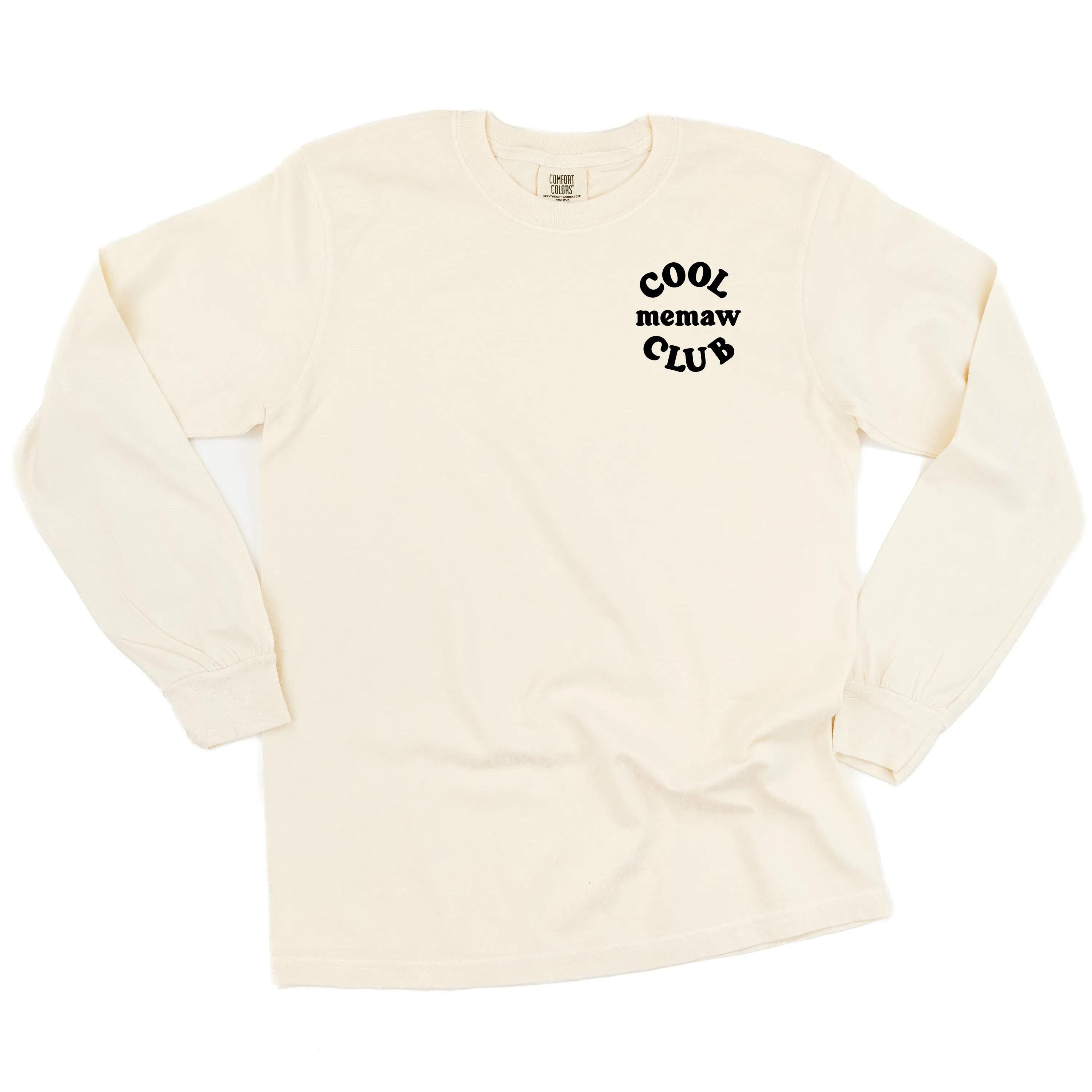 COOL Memaw CLUB - Pocket Design - LONG SLEEVE COMFORT COLORS TEE