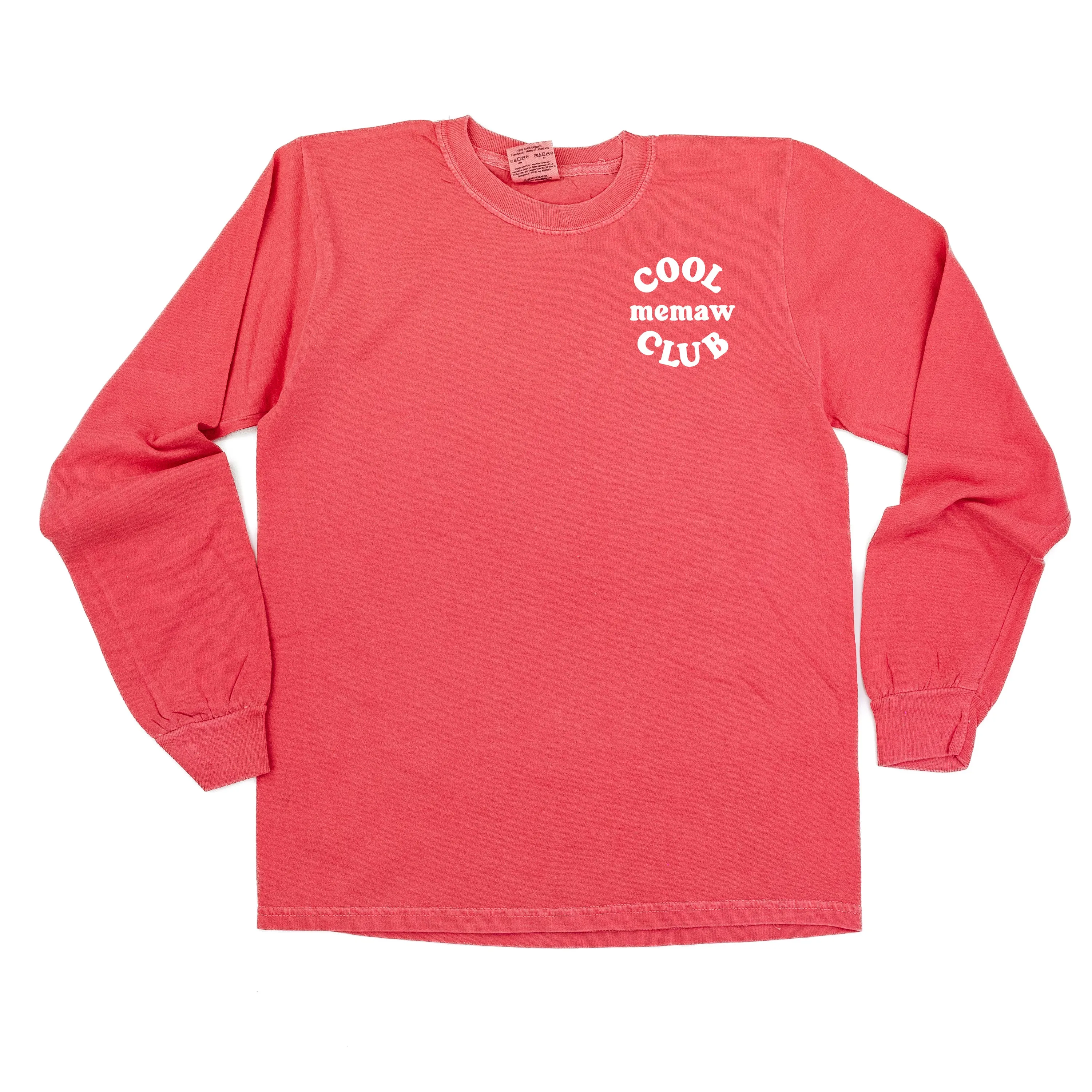 COOL Memaw CLUB - Pocket Design - LONG SLEEVE COMFORT COLORS TEE