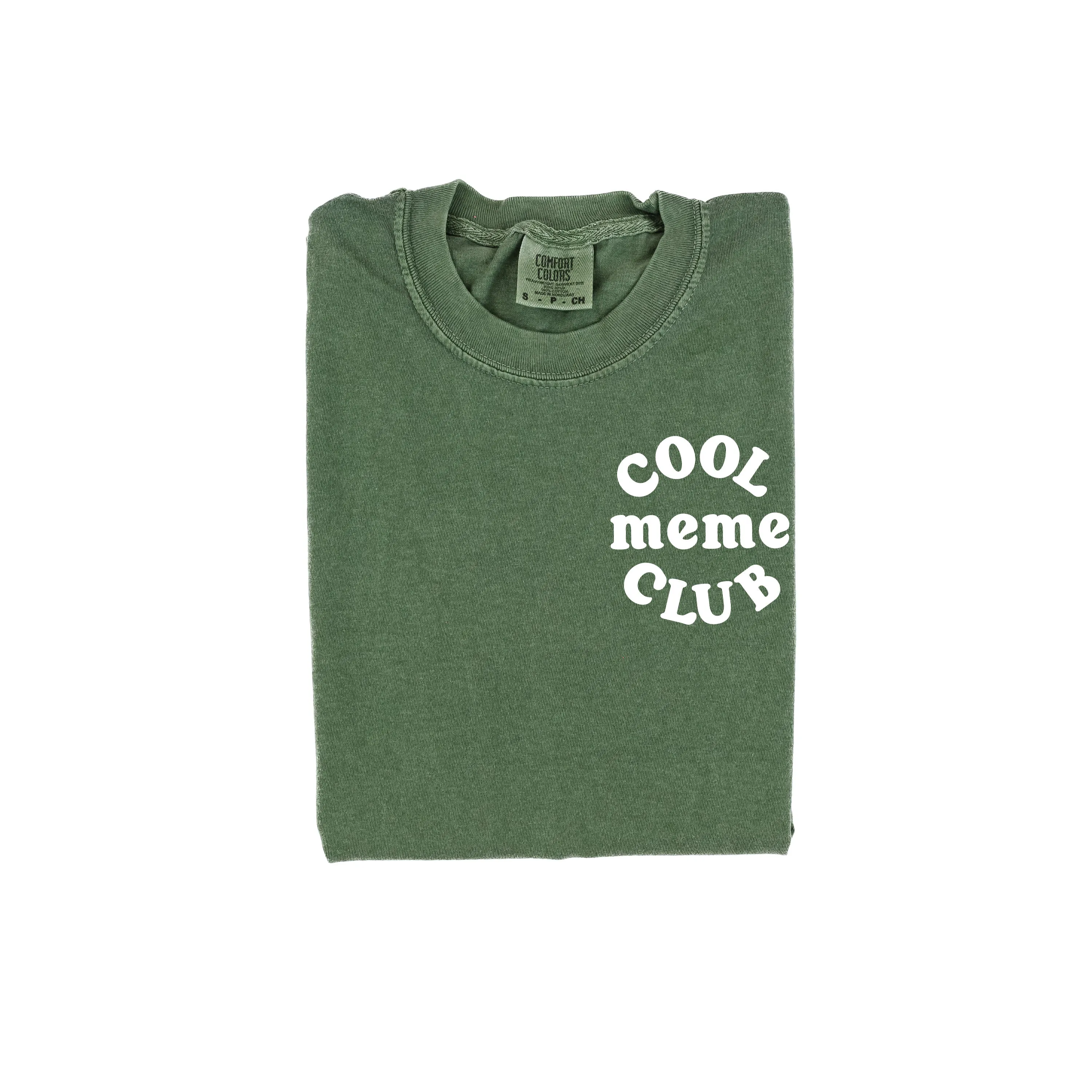 COOL Meme CLUB - Pocket Design - SHORT SLEEVE COMFORT COLORS TEE