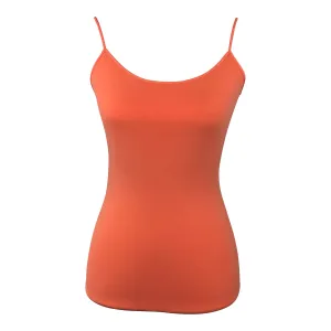 Coral Peach Basic Nylon Tank