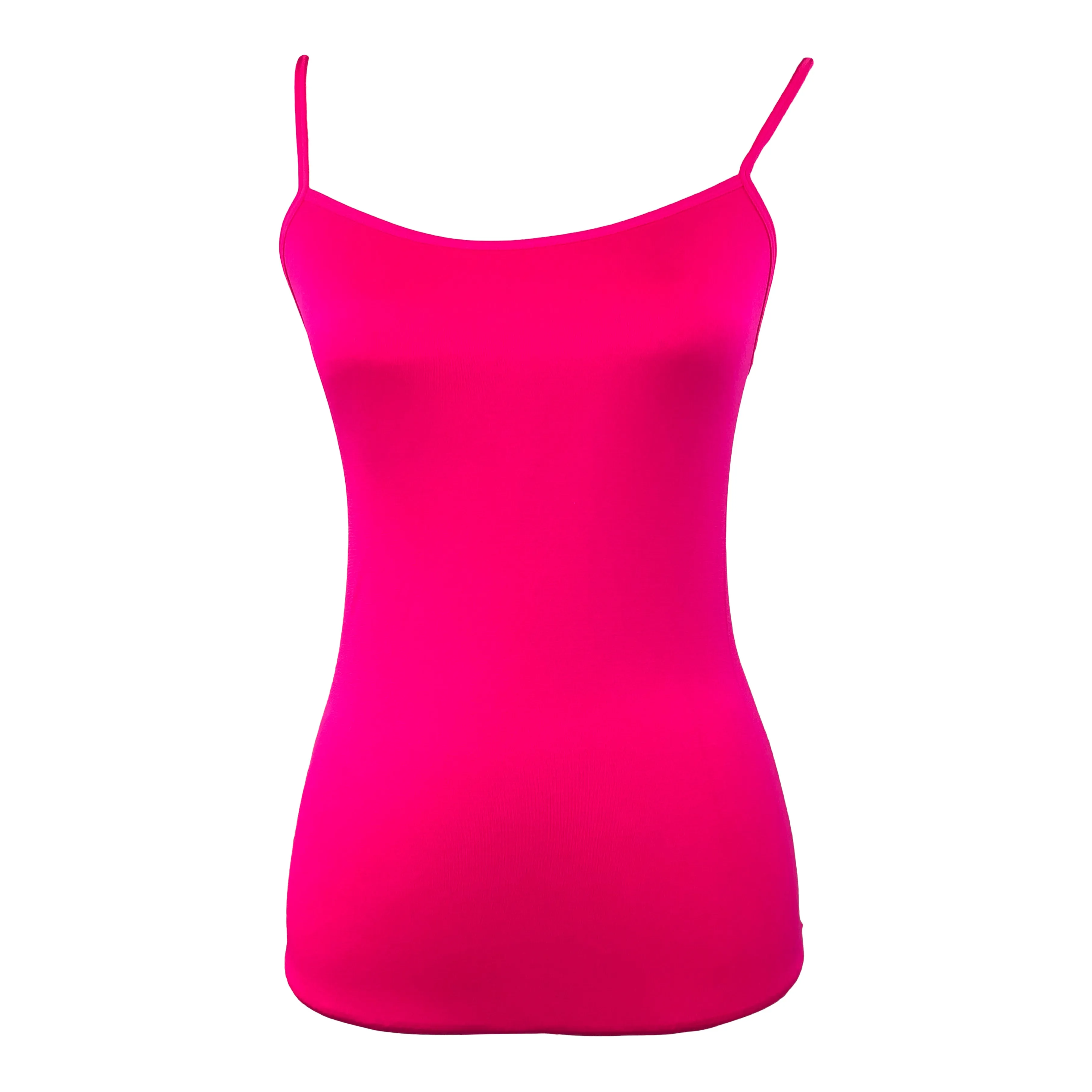 Fuchsia Basic Nylon Tank