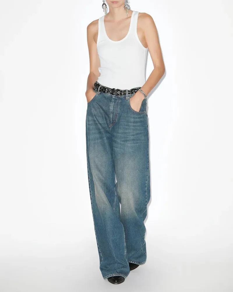 ISABEL MARANT JOANNY LOOSE FIT BLUE JEANS
