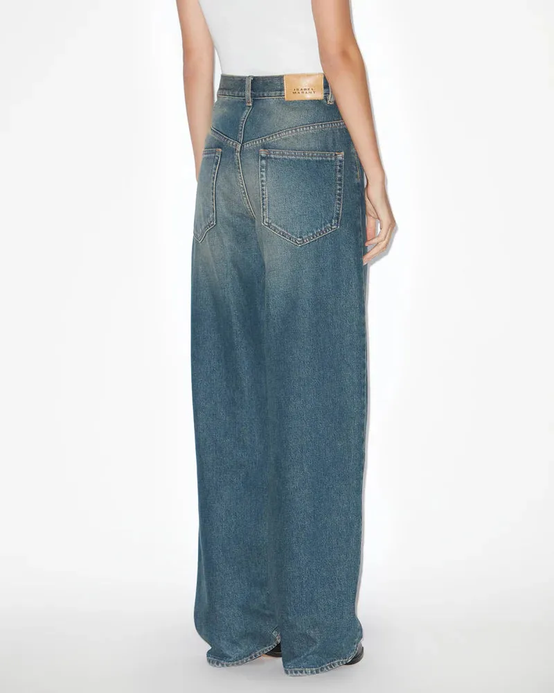 ISABEL MARANT JOANNY LOOSE FIT BLUE JEANS