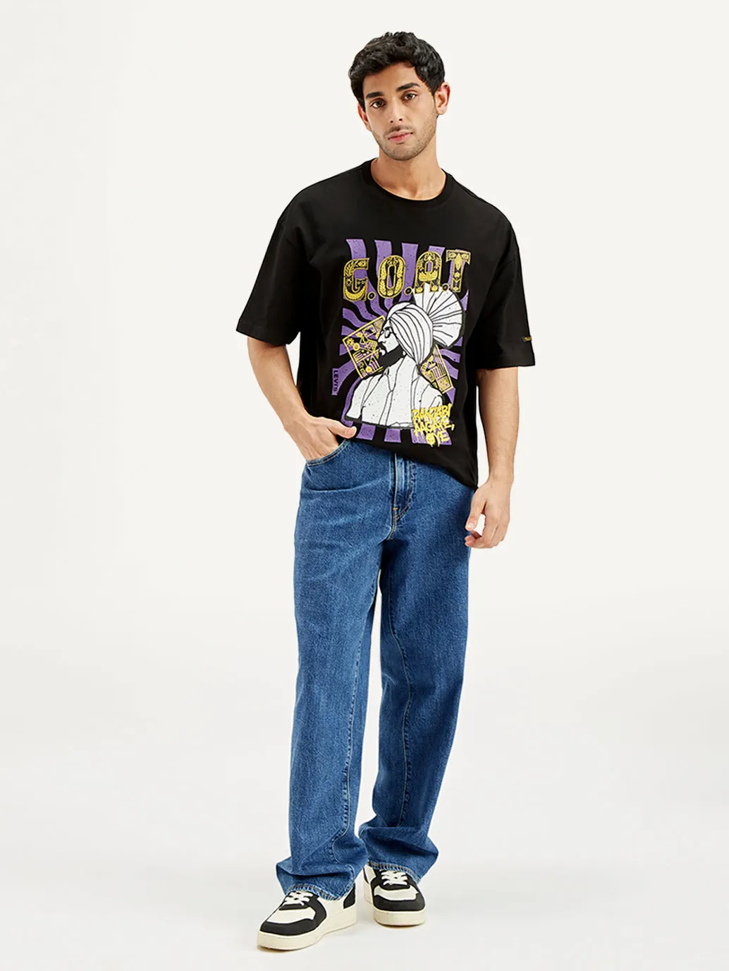 Men's 578 Indigo Loose Fit Mid Rise Jeans