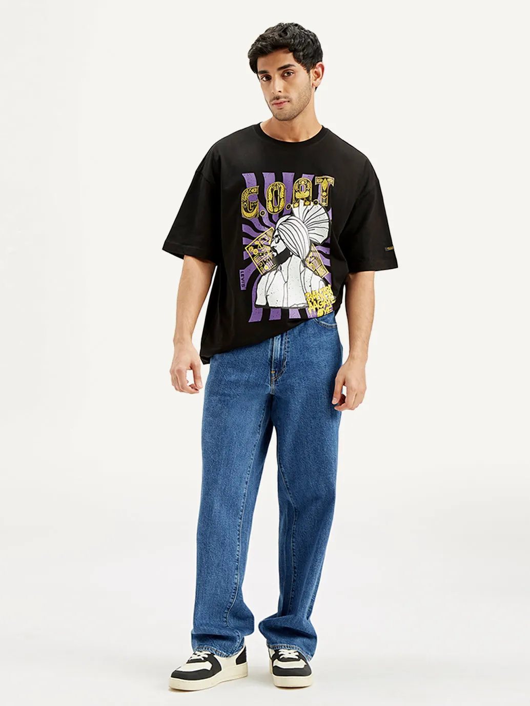Men's 578 Indigo Loose Fit Mid Rise Jeans