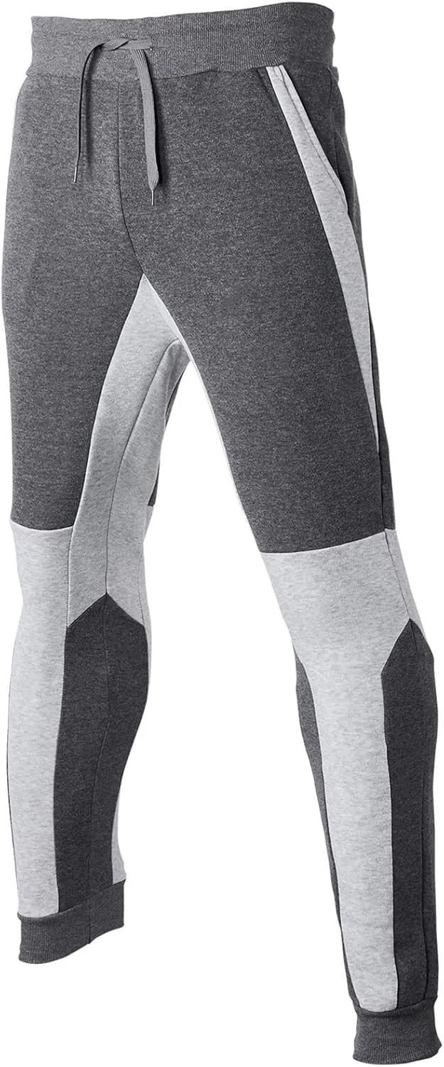 Mens Sweatpants with Pockets Sweatpants Long Pants Workout Trousers Men's Fleece Sweatpants Cotton Soft Sherpa Lined