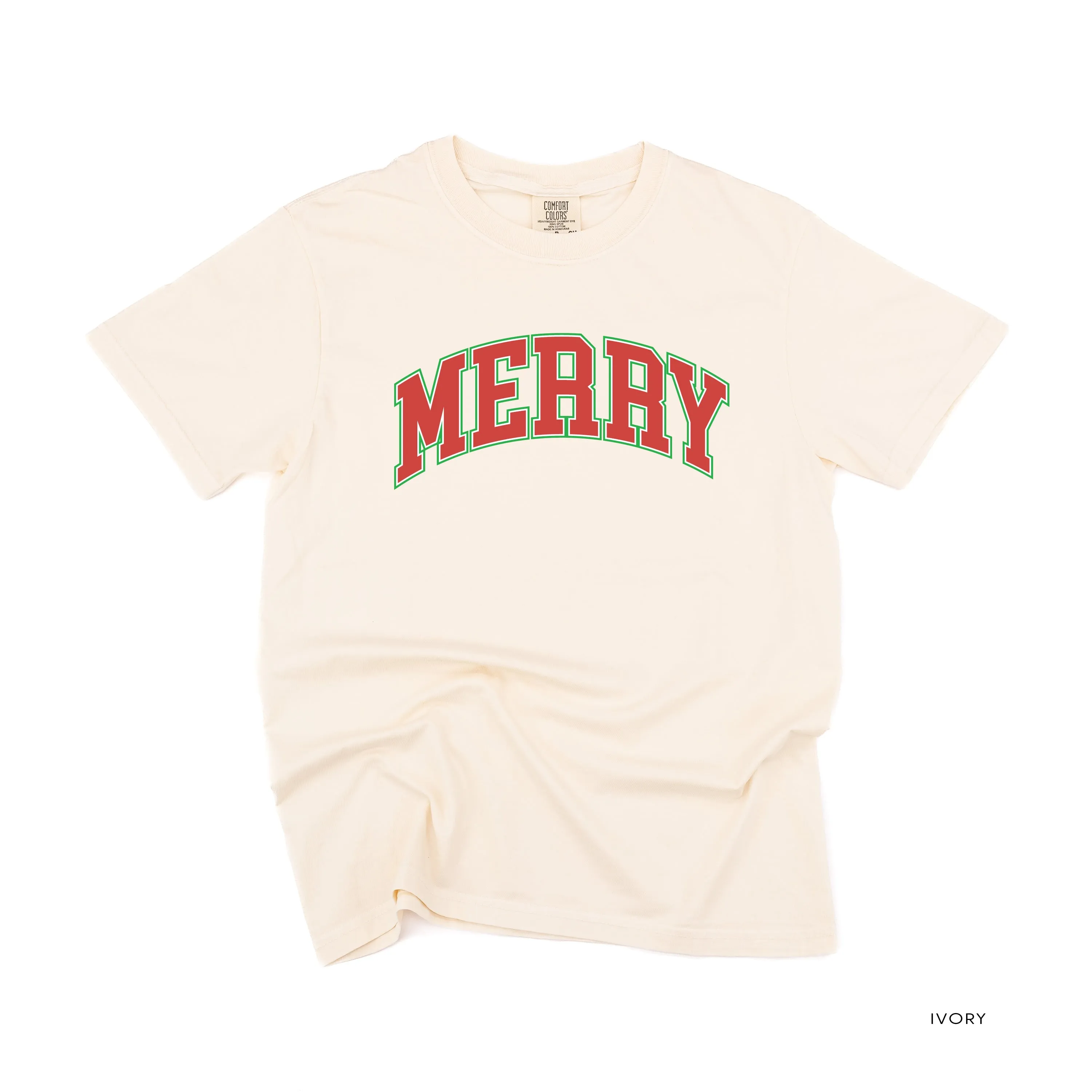 Merry (Varsity) - Comfort Colors Tee