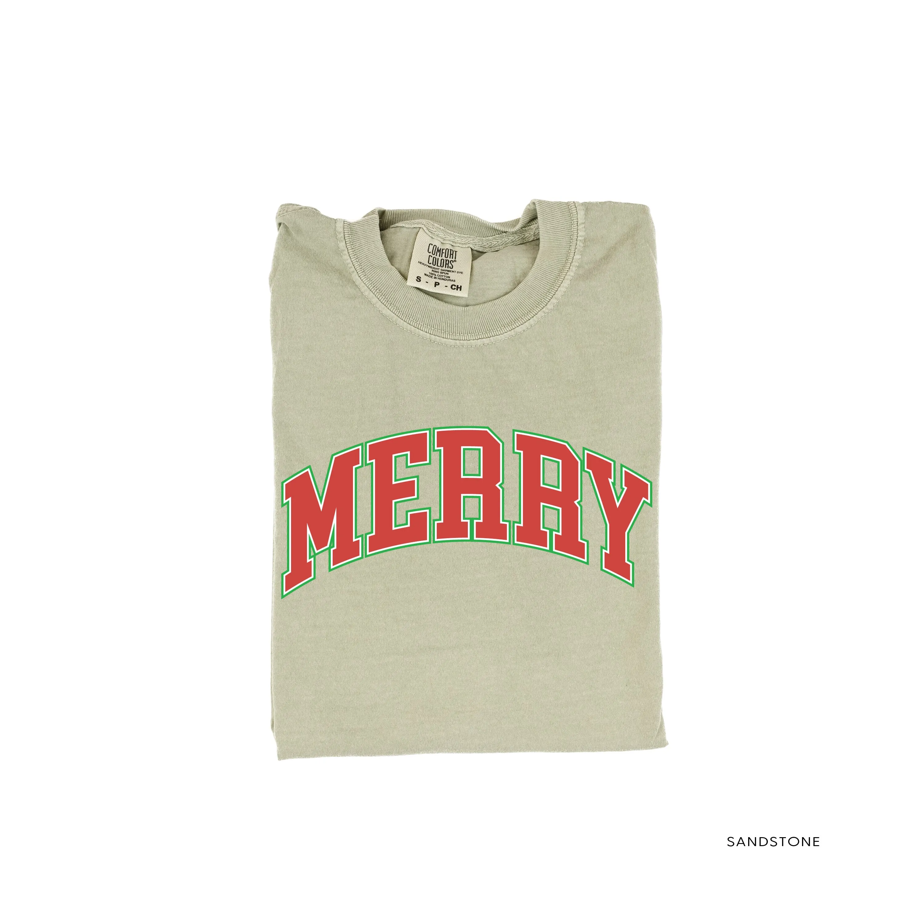Merry (Varsity) - Comfort Colors Tee