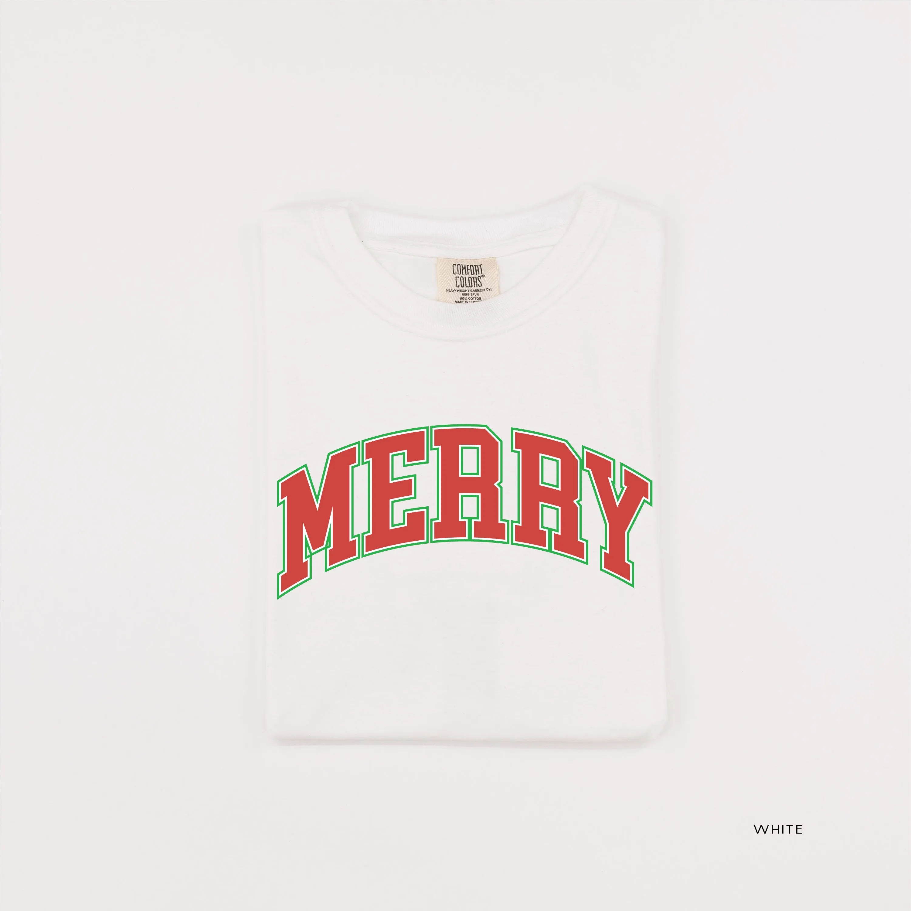 Merry (Varsity) - Comfort Colors Tee