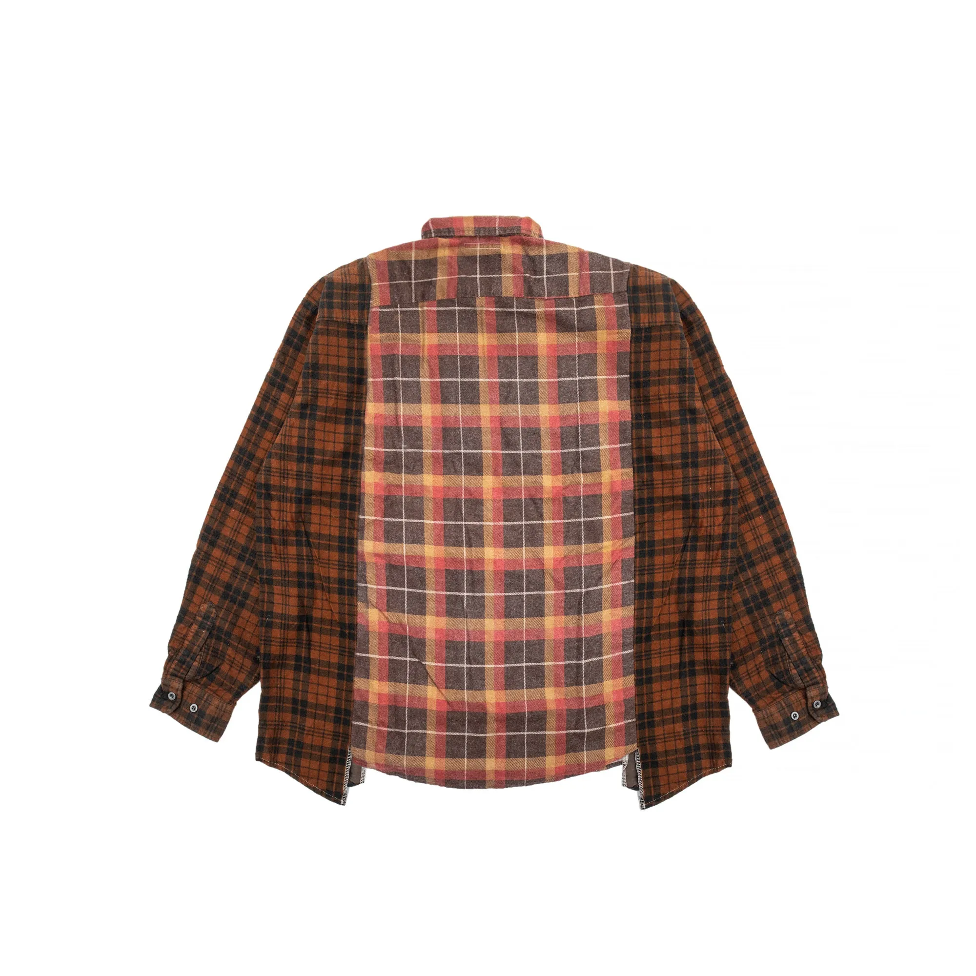 Needles Mens Ribbon Wide Flannel Shirt