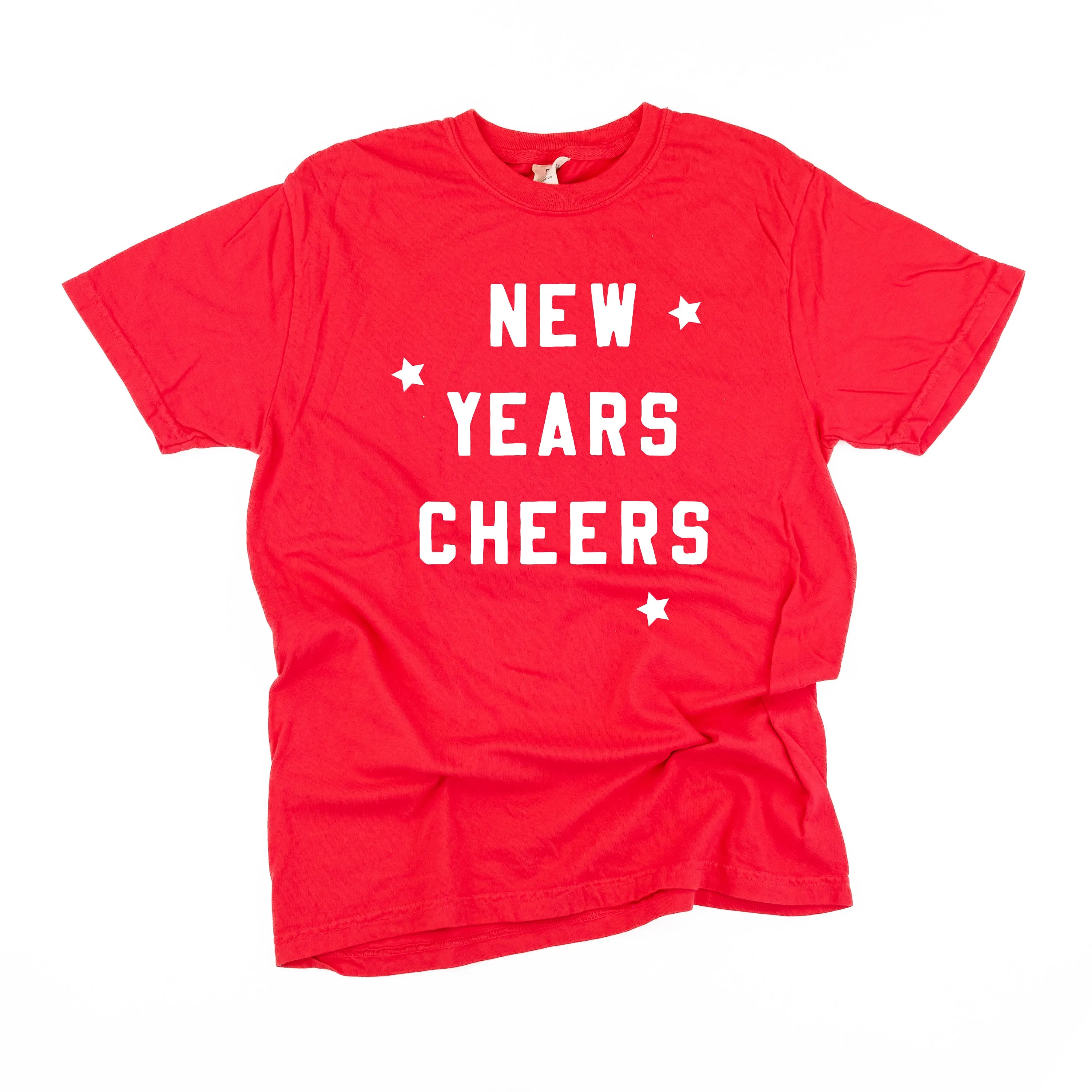 New Years Cheers - Block Font - Comfort Colors Tee