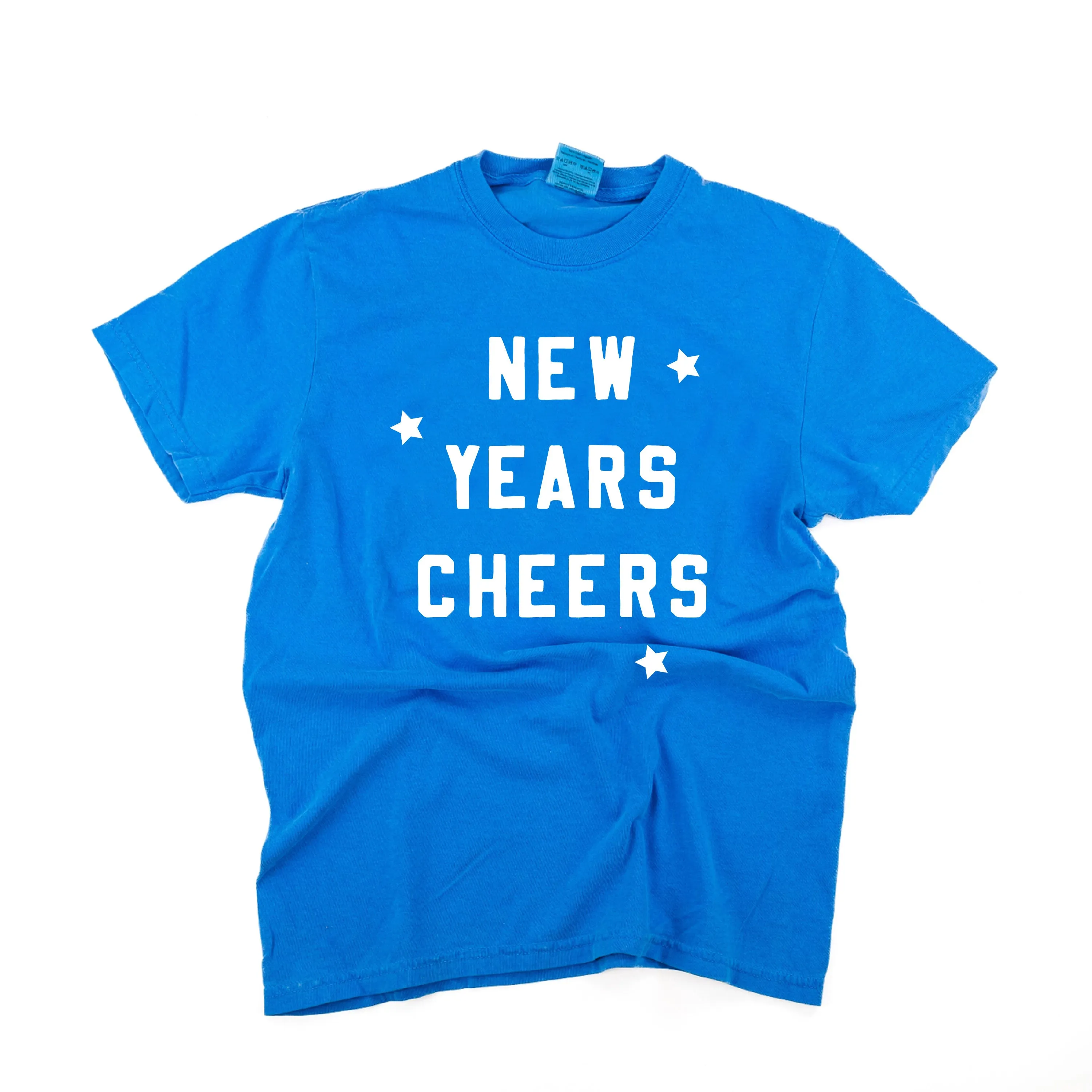 New Years Cheers - Block Font - Comfort Colors Tee