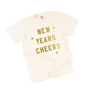 New Years Cheers - Block Font - Comfort Colors Tee