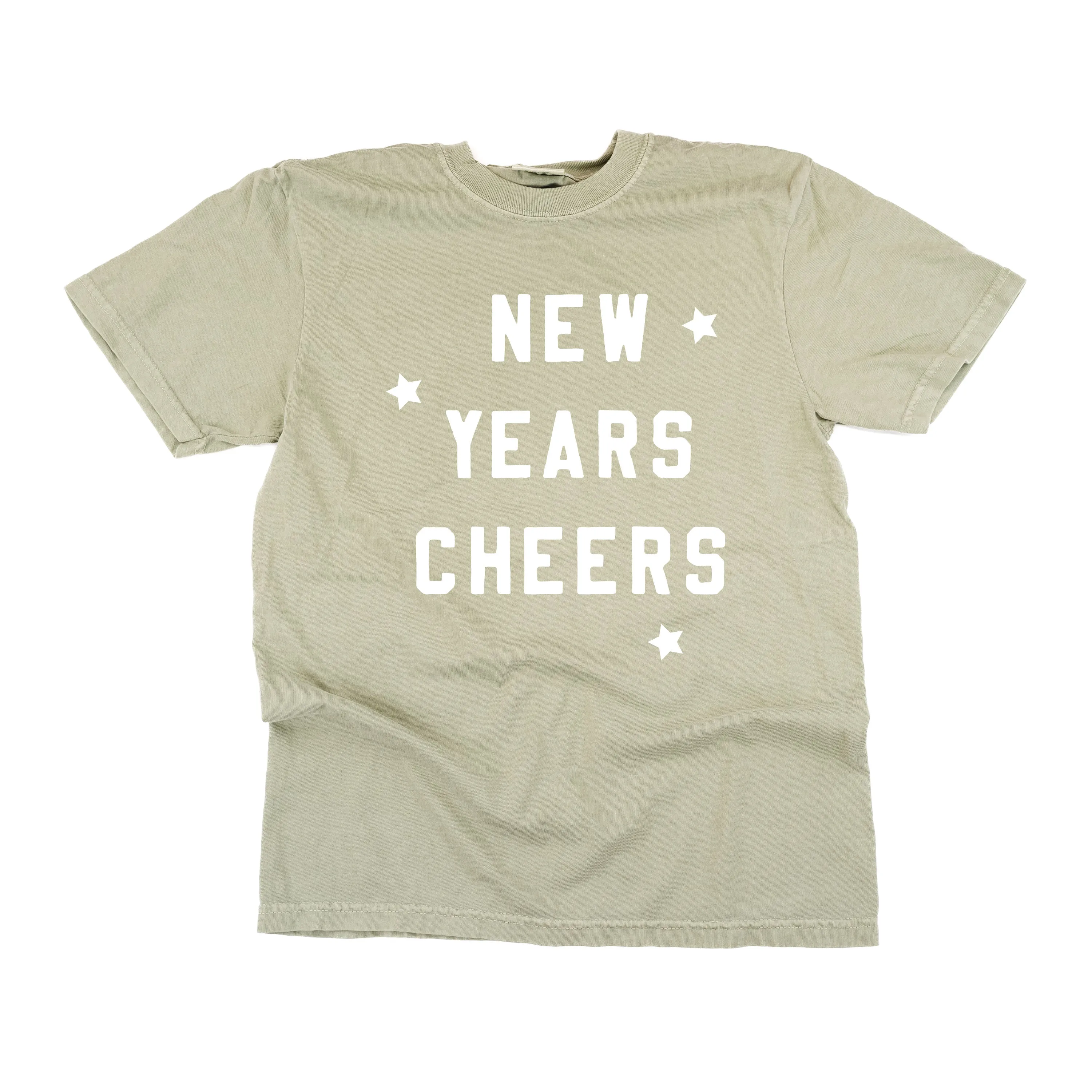 New Years Cheers - Block Font - Comfort Colors Tee