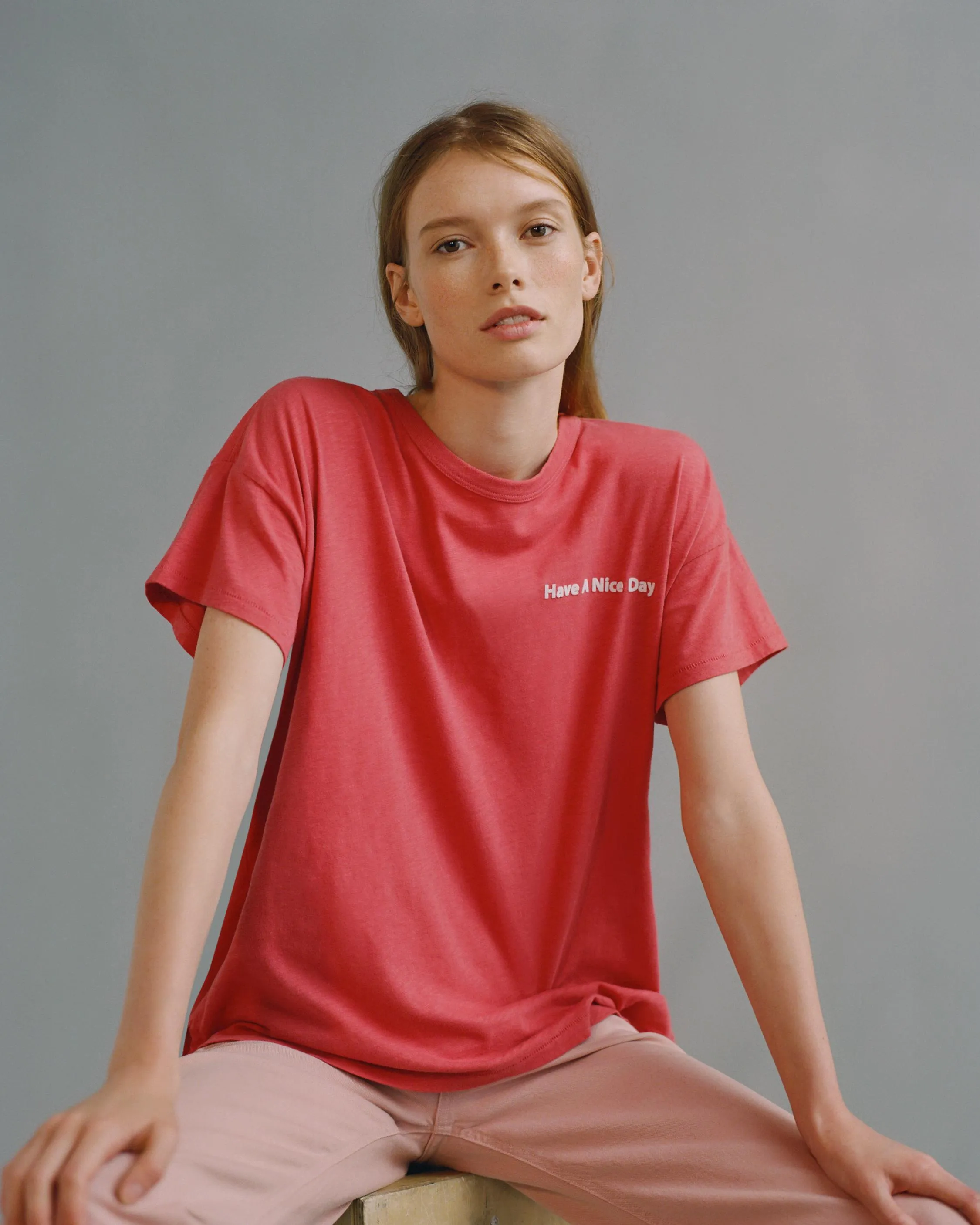 Rag & Bone - Vintage Crew Have A Nice Day