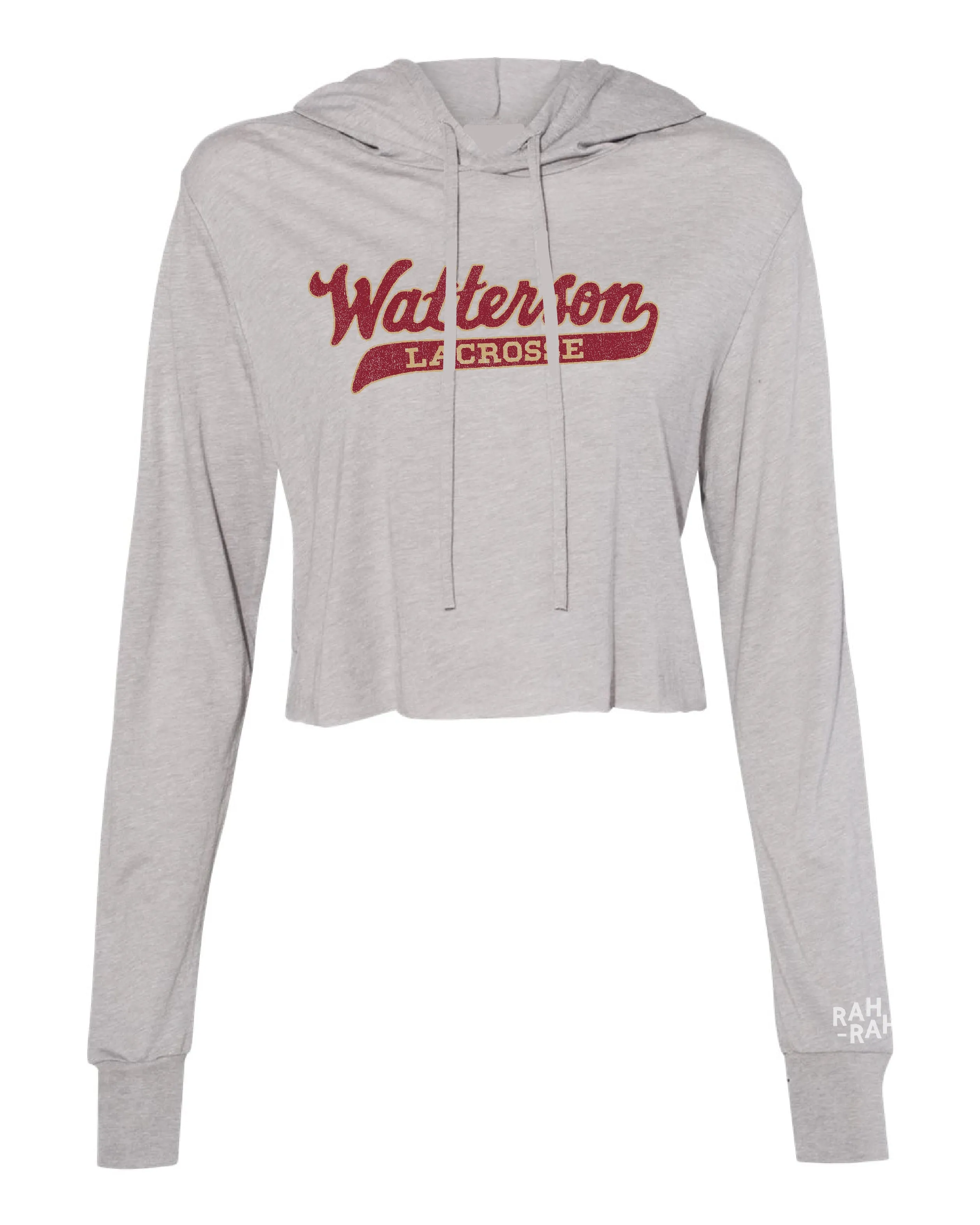 Script Watterson LAX Women's Cropped Hoodie