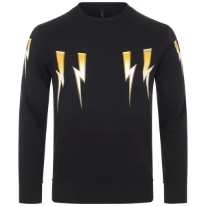 Slim Fit Gold Bolt Lightweight Sweatshirt