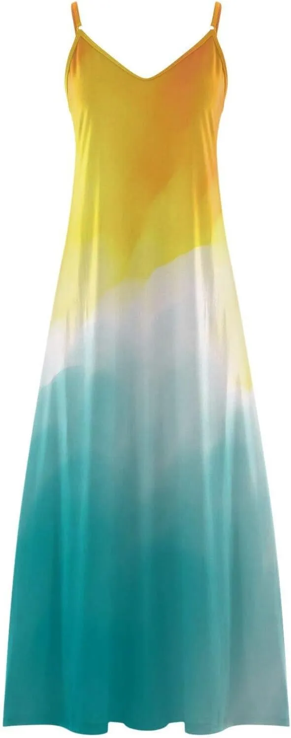 TARIENDY Maxi Dresses for Women Summer,Womens Lightweight Beach Vacation Sundress Sleeveless Outfits Casual Summer Dresses