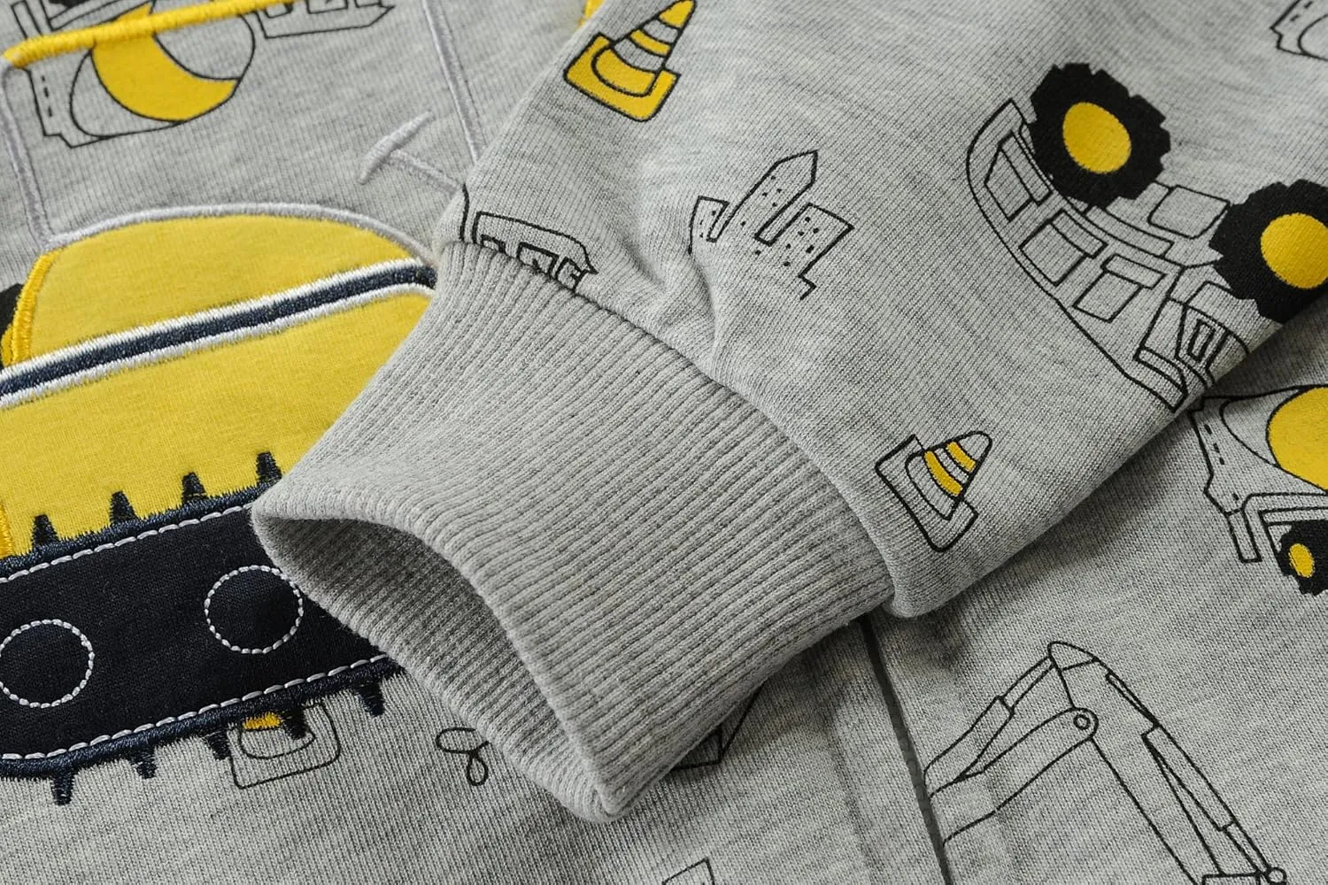 Toddler Boys Hoodies Excavator Sweatshirt Baby Boys Jacket Zipper Hoodie Top Kids Coat Winter Long Sleeve Hooded Shirts 1-7T