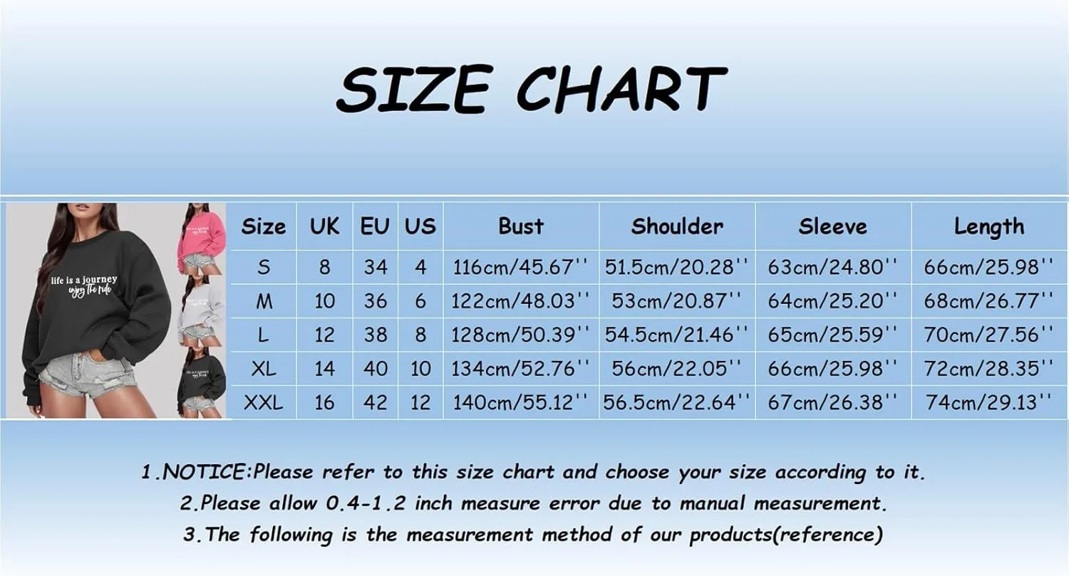 Women Long Sleeve Lightweight Sweatshirts Round Neck Plus Size Pullover Oversized Fashion Womens Hoodies