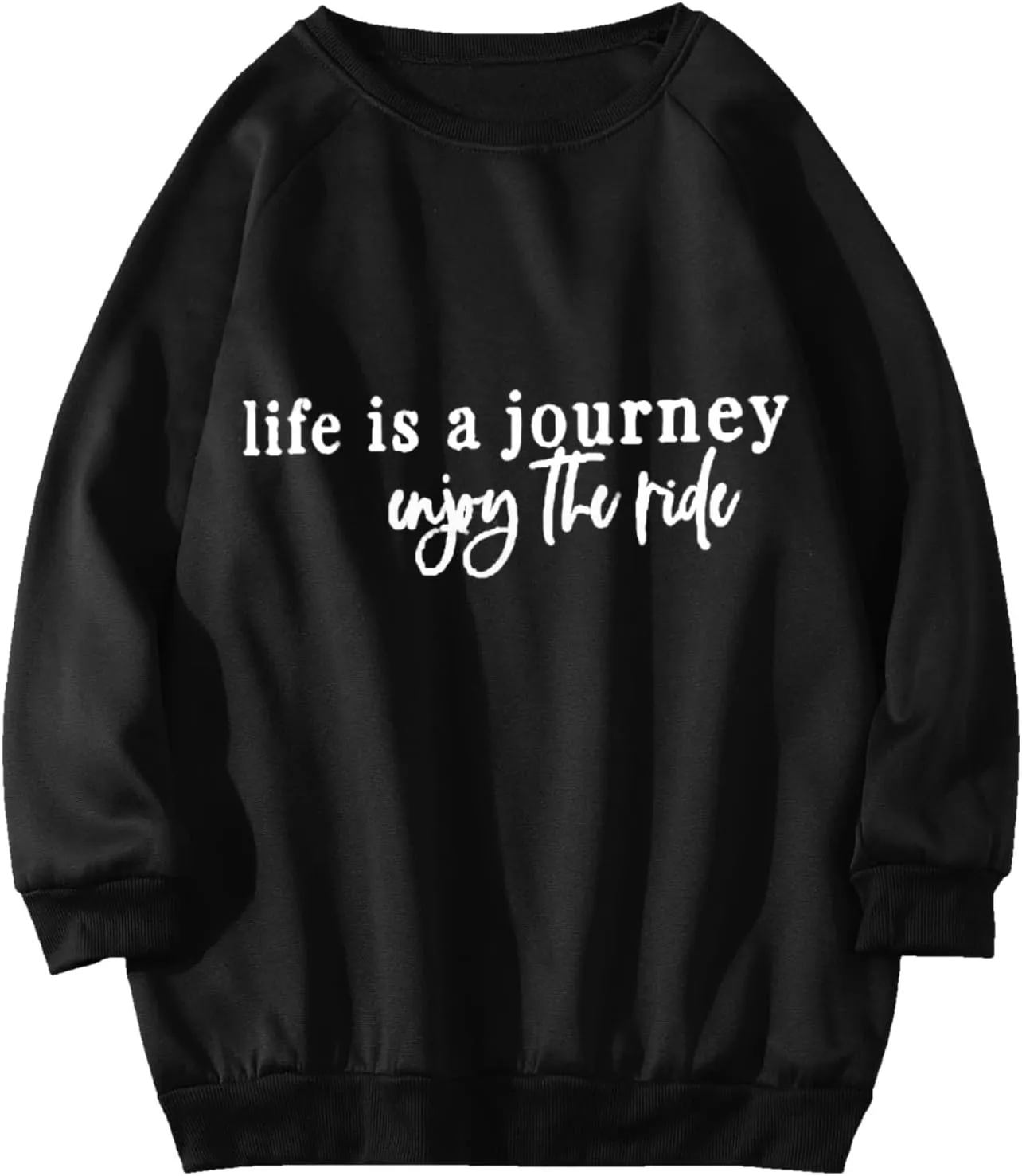 Women Long Sleeve Lightweight Sweatshirts Round Neck Plus Size Pullover Oversized Fashion Womens Hoodies
